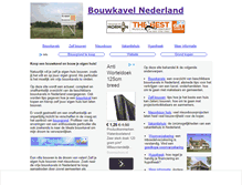 Tablet Screenshot of bouwkaveltekoop.com